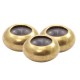 DQ Metal bead disc 7x3mm with rubber inside Antique bronze